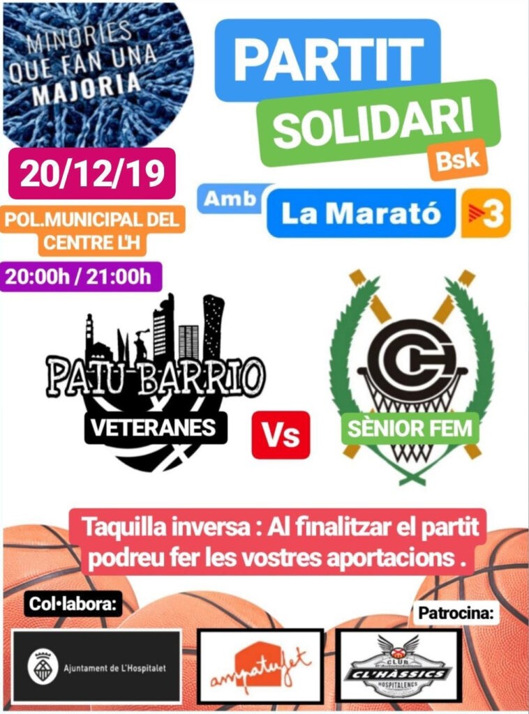 Partit Solidari: PatuBarrio (veteranes) Vs Sènior Femení